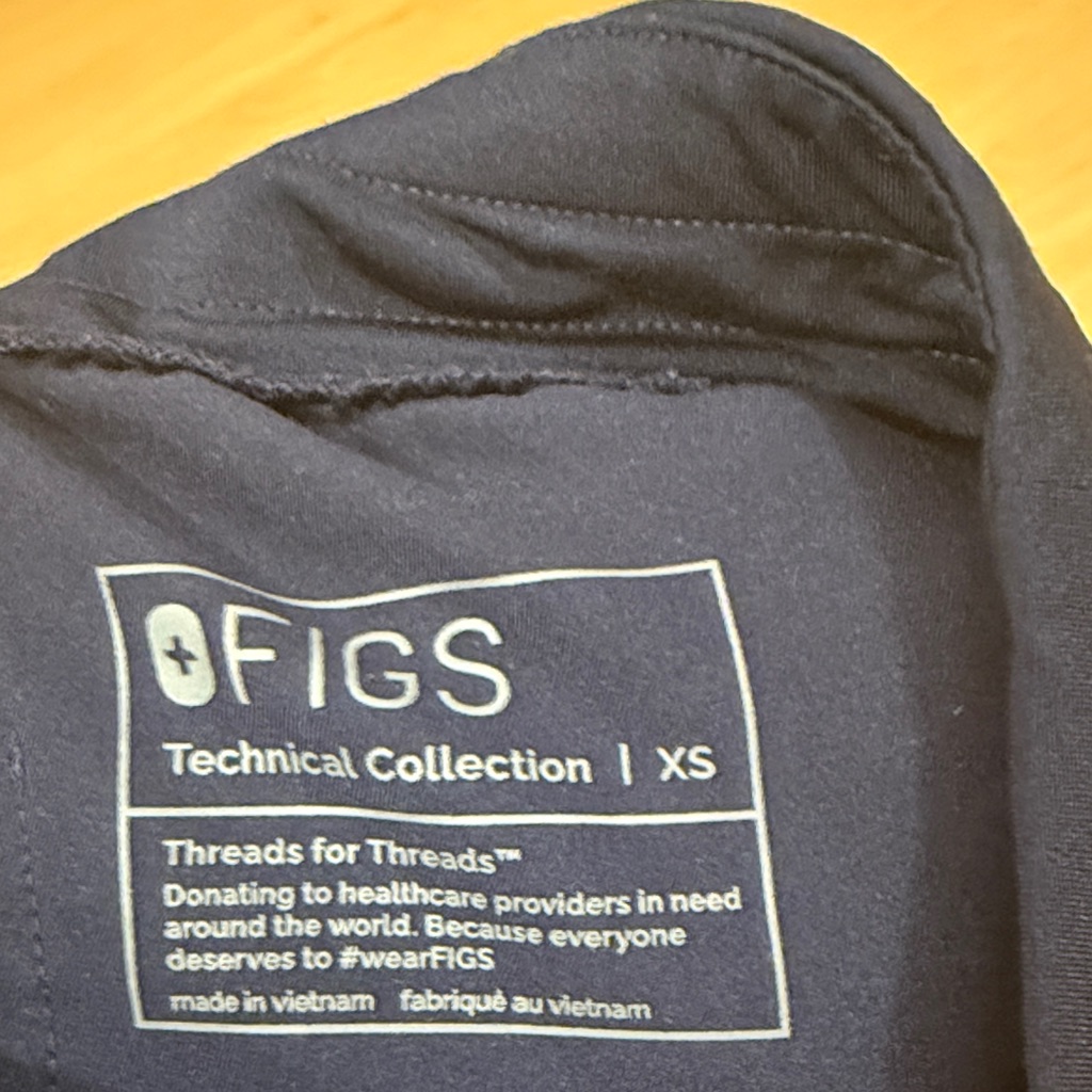 Figs Technical Collection Xs Top In Navy
